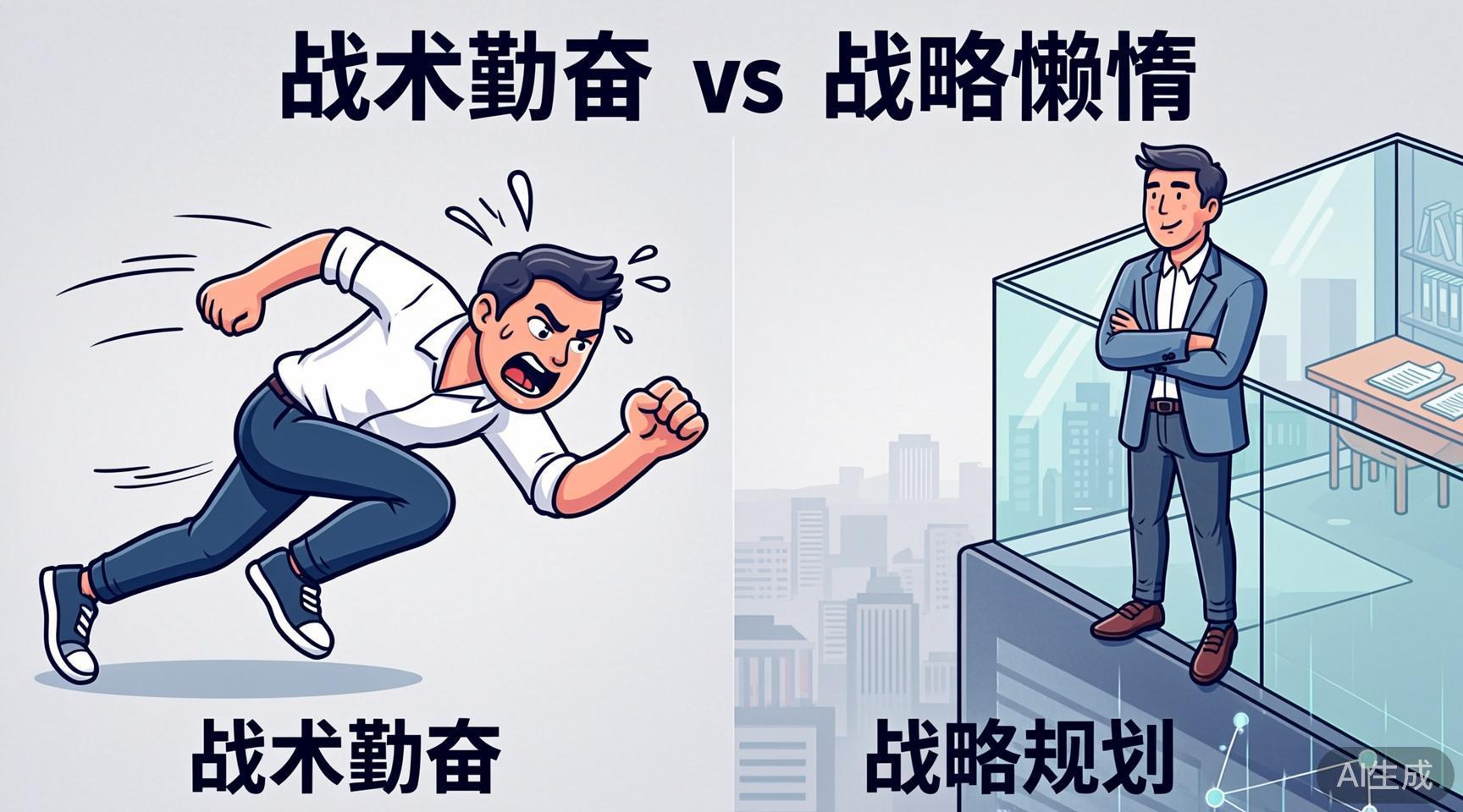 战术勤奋 vs 战略懒惰